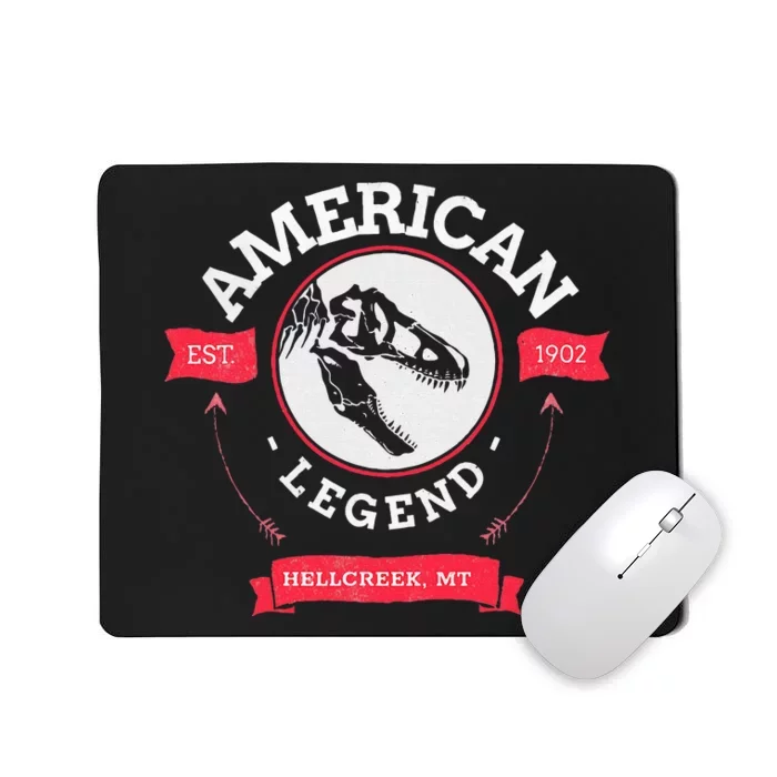 American Legend T Rex Fossils Hell Creek Montanna Formation Mousepad