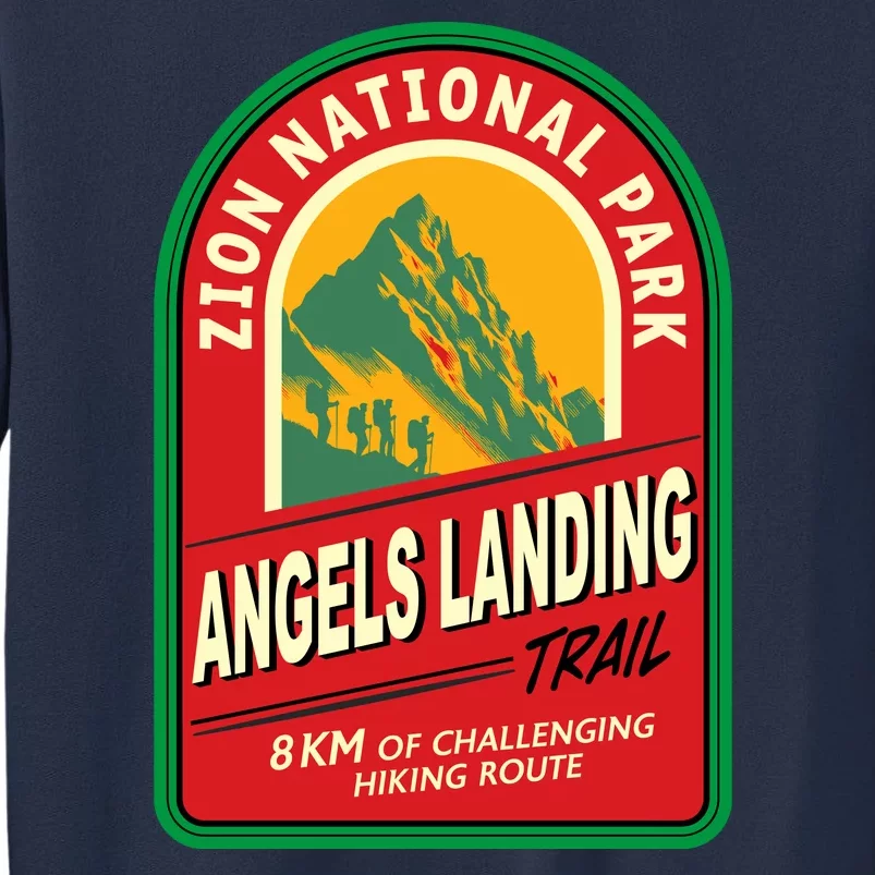 Angels Landing Trail Zion National Park In Utah Usa. Sweatshirt