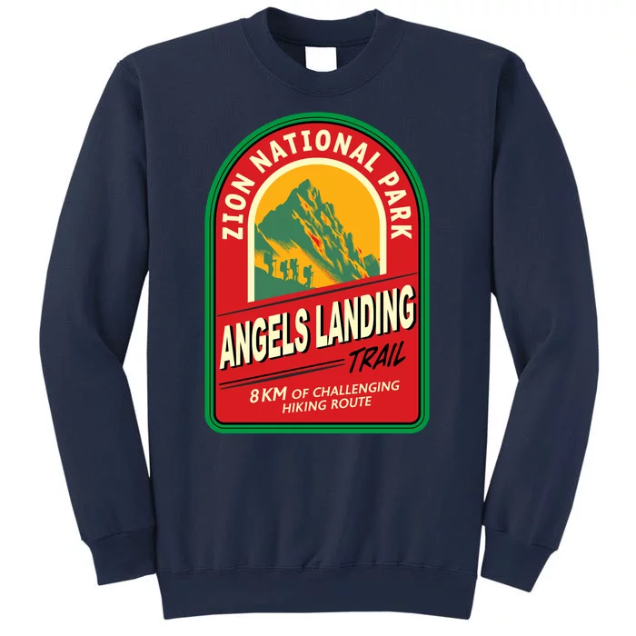 Angels Landing Trail Zion National Park In Utah Usa. Sweatshirt