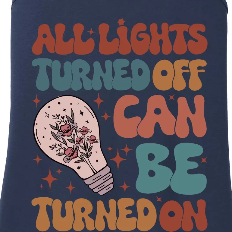 All Lights Turned Off Can Be Turned On (On Back) Ladies Essential Tank