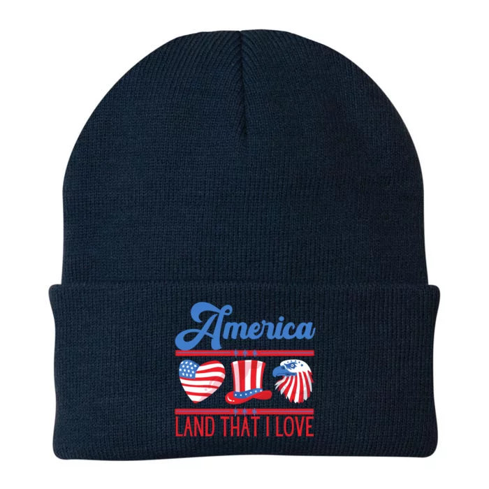 America Land That I Love Gift Knit Cap Winter Beanie