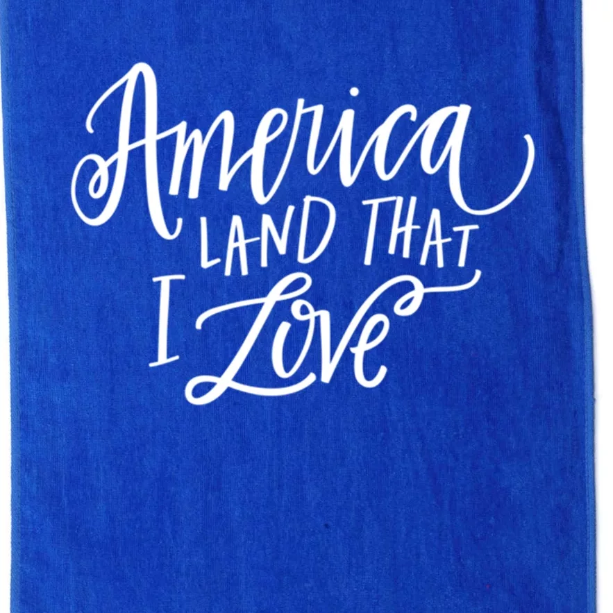 America Land That I Love Gift Platinum Collection Golf Towel