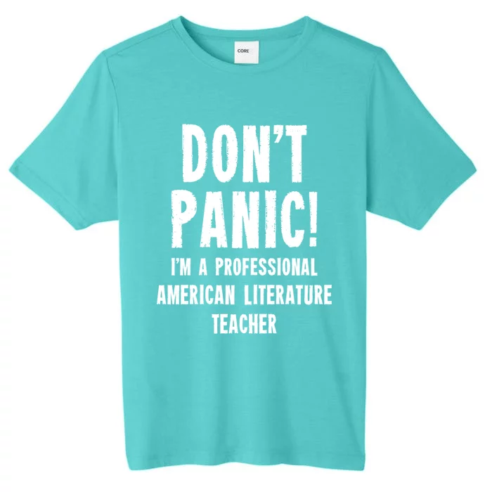 American Literature Teacher Gift ChromaSoft Performance T-Shirt