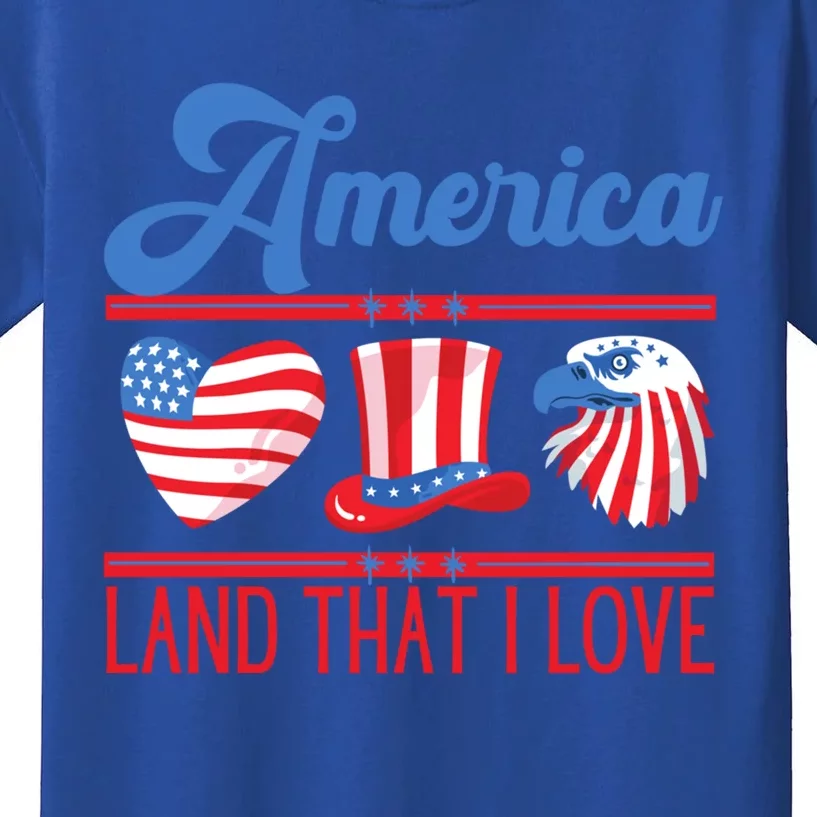 America Land That I Love Gift Kids T-Shirt