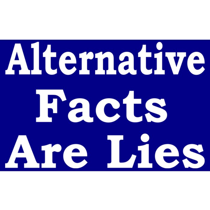 Alternative Facts Are Lies Donald Trump Bumper Sticker