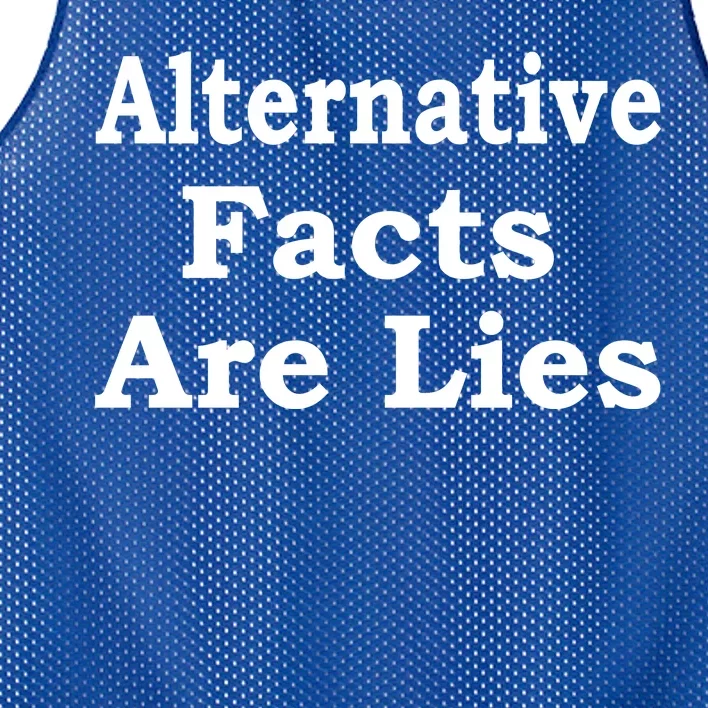 Alternative Facts Are Lies Donald Trump Mesh Reversible Basketball Jersey Tank