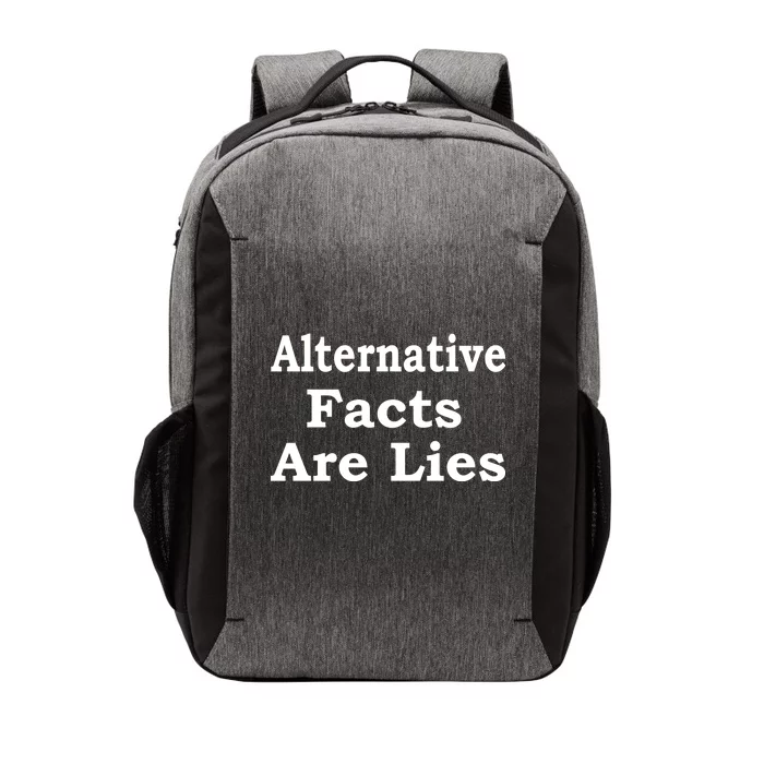 Alternative Facts Are Lies Donald Trump Vector Backpack