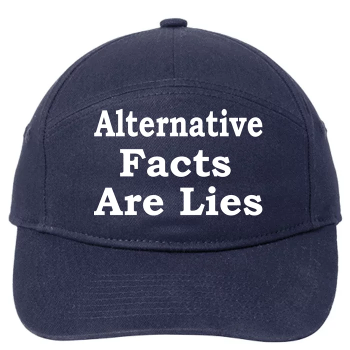 Alternative Facts Are Lies Donald Trump 7-Panel Snapback Hat