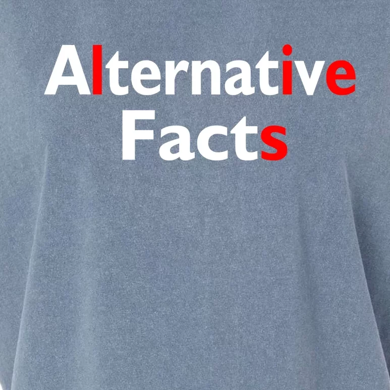 Alternative Facts Lies Garment-Dyed Women's Muscle Tee