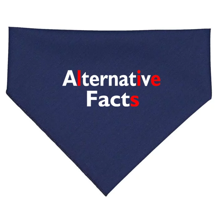 Alternative Facts Lies USA-Made Doggie Bandana