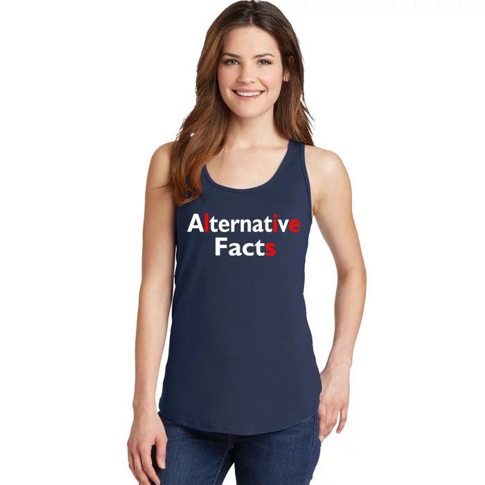 Alternative Facts Lies Ladies Essential Tank