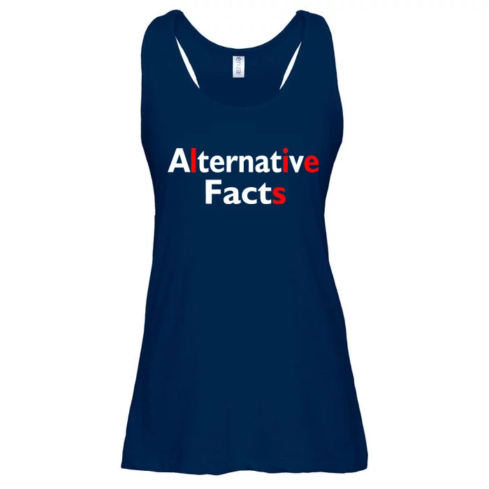 Alternative Facts Lies Ladies Essential Flowy Tank