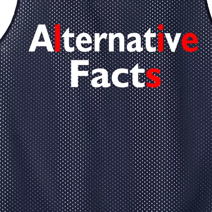 Alternative Facts Lies Mesh Reversible Basketball Jersey Tank