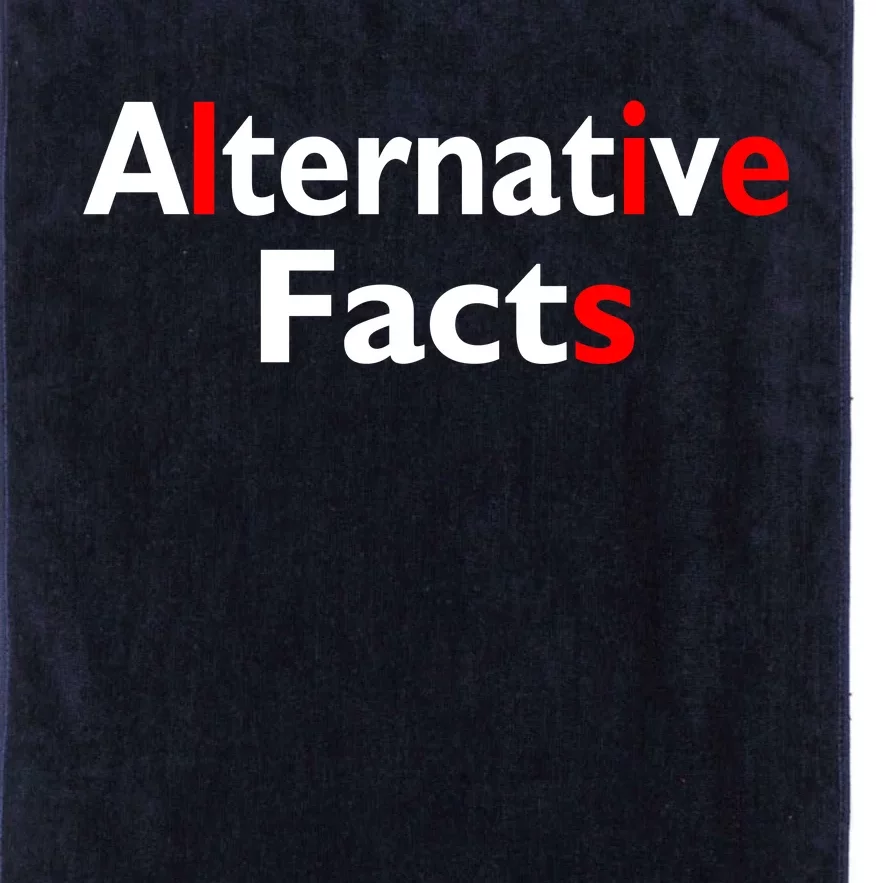 Alternative Facts Lies Platinum Collection Golf Towel