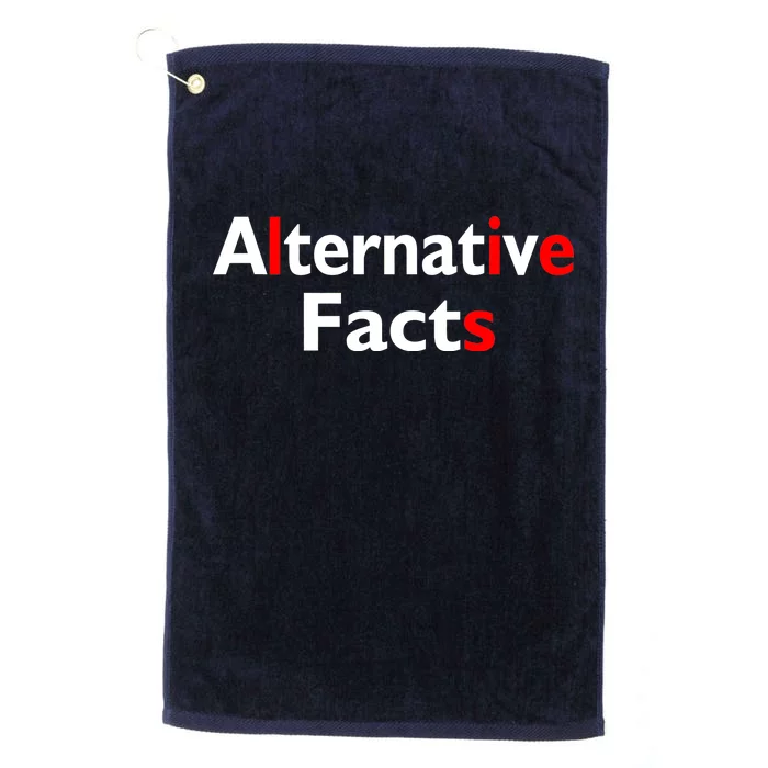 Alternative Facts Lies Platinum Collection Golf Towel