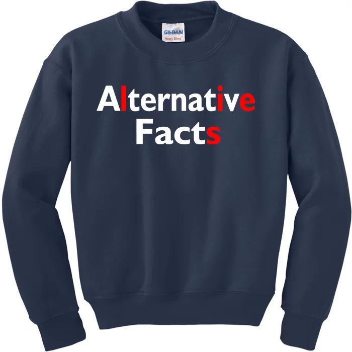 Alternative Facts Lies Kids Sweatshirt