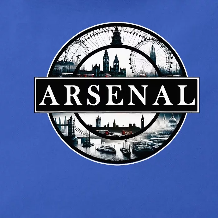 Arsenal London Uk Souvenir Landmark England Zip Tote Bag