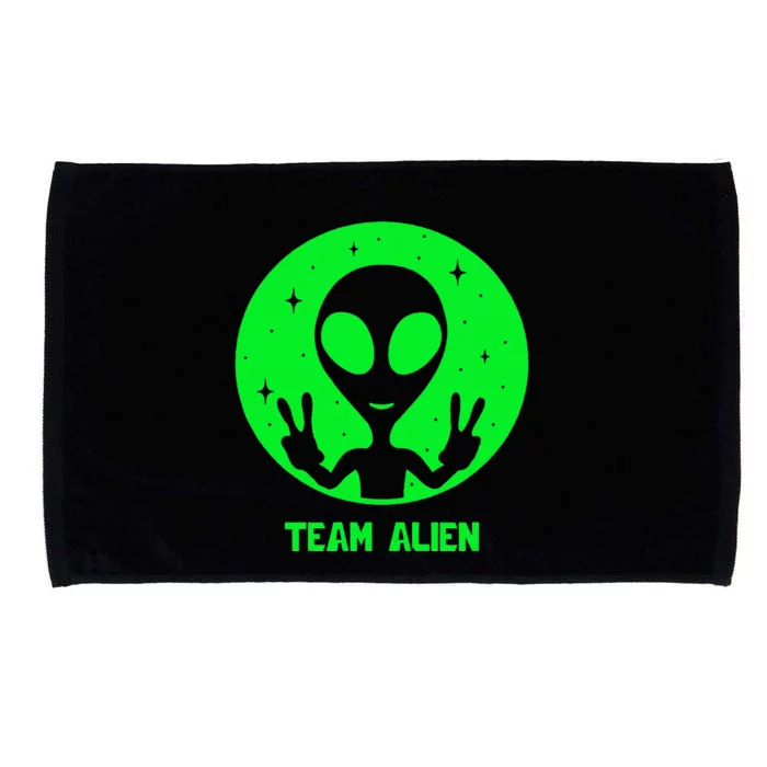 Alien Lover Ufo Abduction Team Alien Microfiber Hand Towel