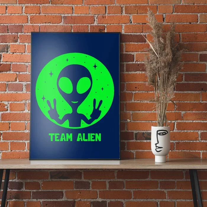 Alien Lover Ufo Abduction Team Alien Poster