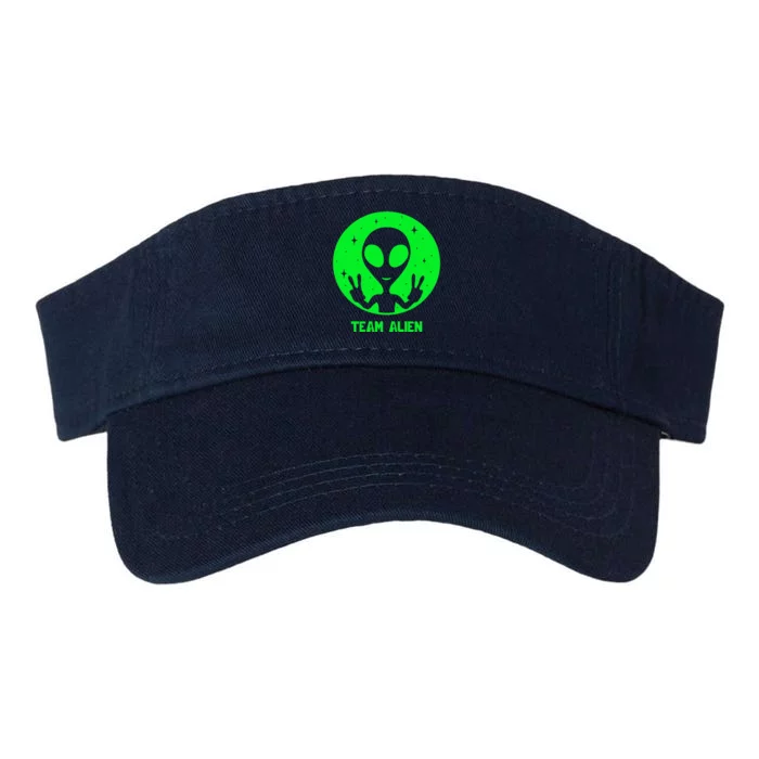 Alien Lover Ufo Abduction Team Alien Valucap Bio-Washed Visor