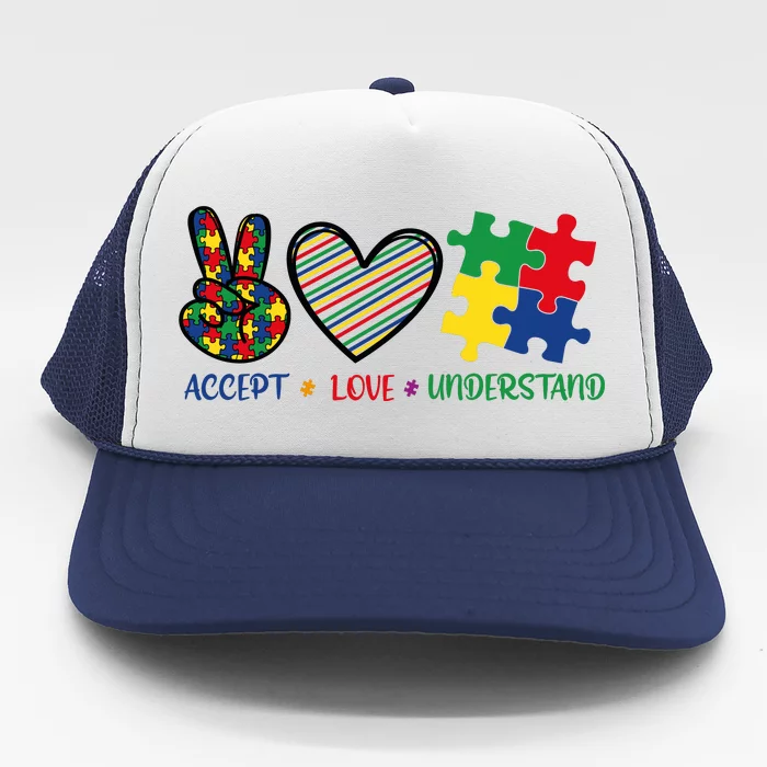 Accept Love Understand Trucker Hat