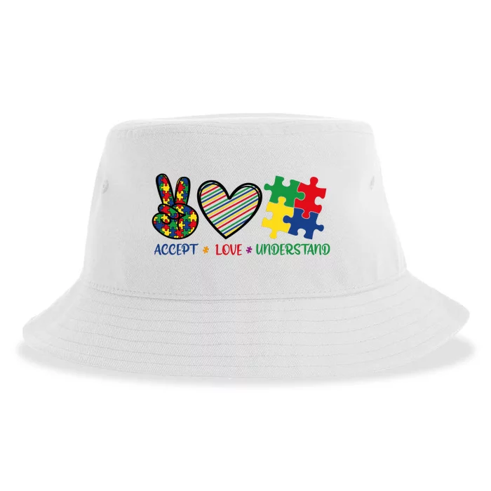 Accept Love Understand Sustainable Bucket Hat