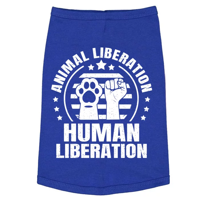 Animal Liberation Vegeterian Vegan Cute Gift Doggie Tank