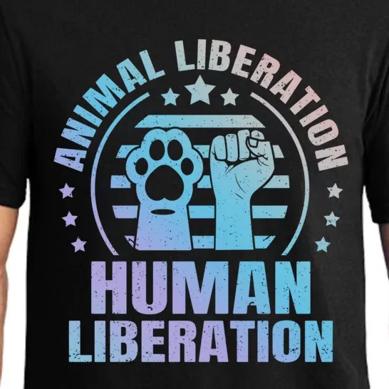 Animal Liberation Vegeterian Vegan Meaningful Gift Pajama Set