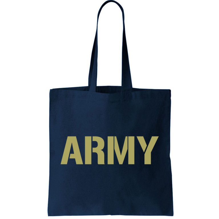 Army Logo Vintage Thin Line American Flag Back And Front Tote Bag
