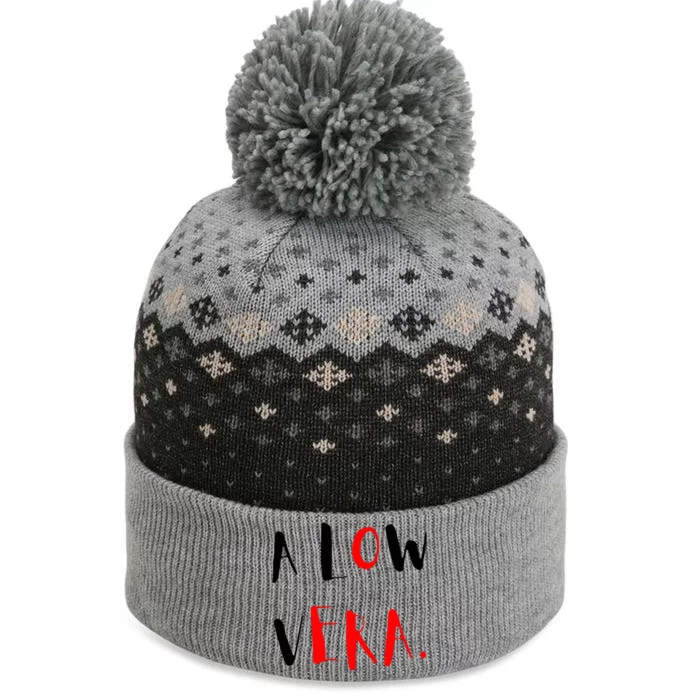 A Low Vera The Baniff Cuffed Pom Beanie