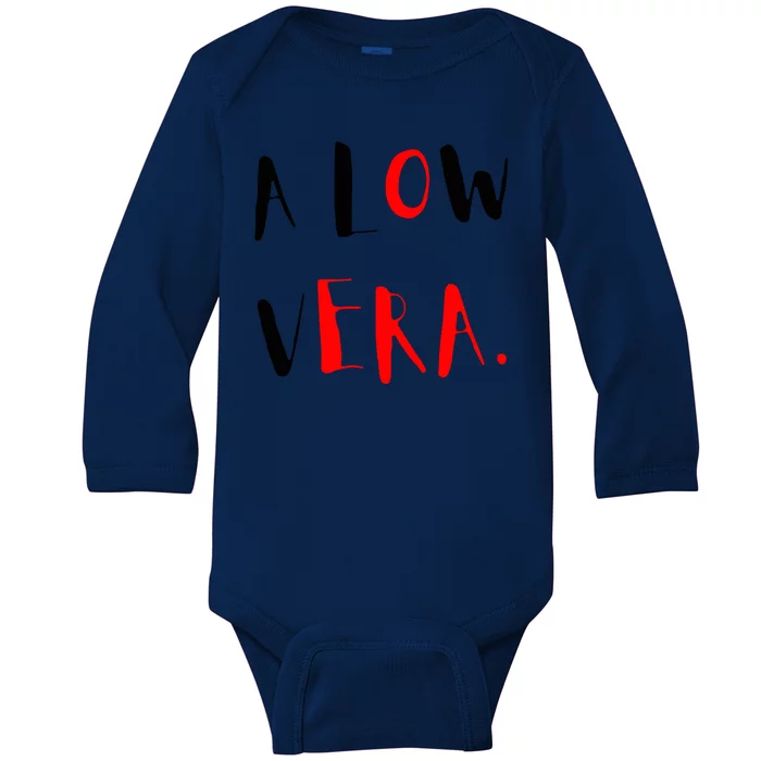 A Low Vera Baby Long Sleeve Bodysuit