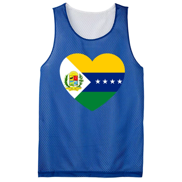 Apure Love Venezuela Gift Mesh Reversible Basketball Jersey Tank