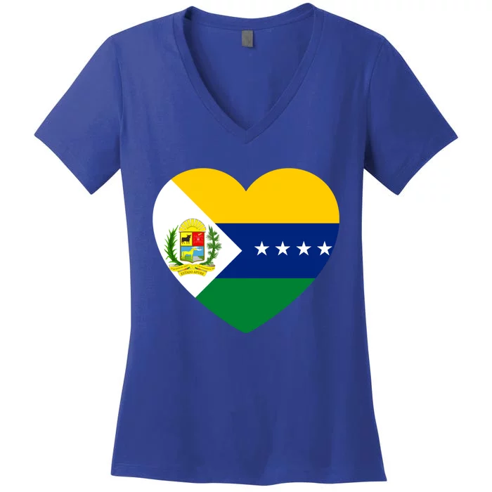 Apure Love Venezuela Gift Women's V-Neck T-Shirt