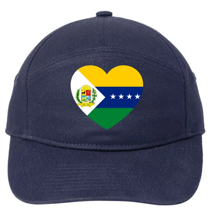 Apure Love Venezuela Gift 7-Panel Snapback Hat