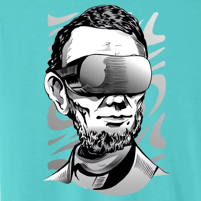 Abraham Lincoln Virtual Reality Glasses ChromaSoft Performance T-Shirt