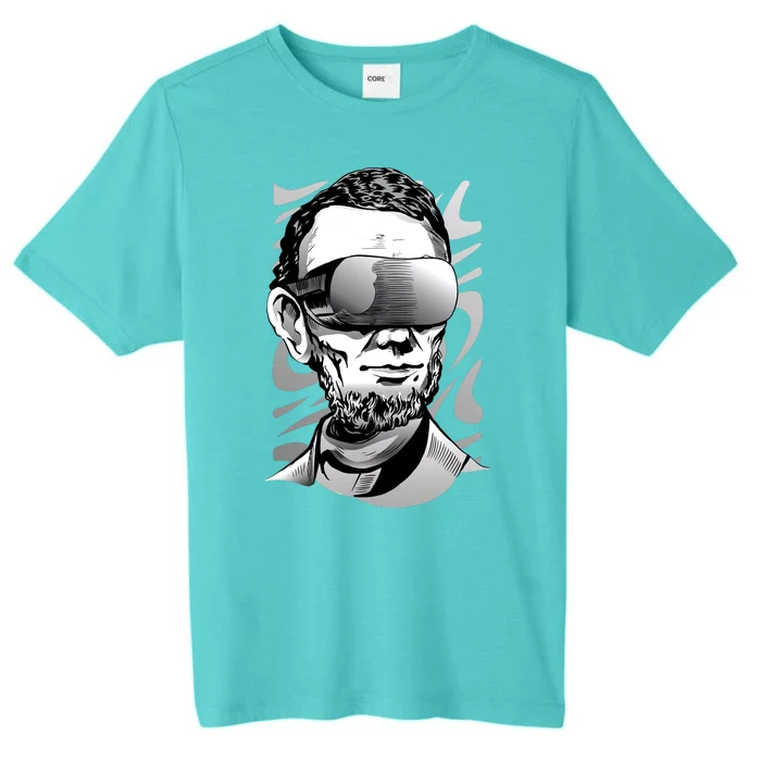 Abraham Lincoln Virtual Reality Glasses ChromaSoft Performance T-Shirt