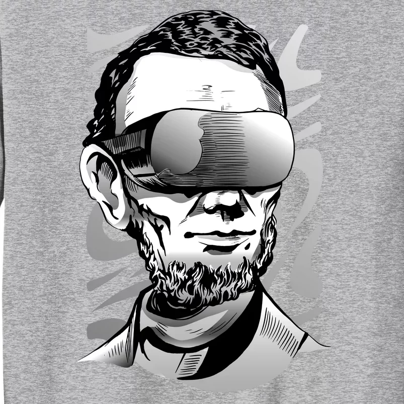 Abraham Lincoln Virtual Reality Glasses Sweatshirt