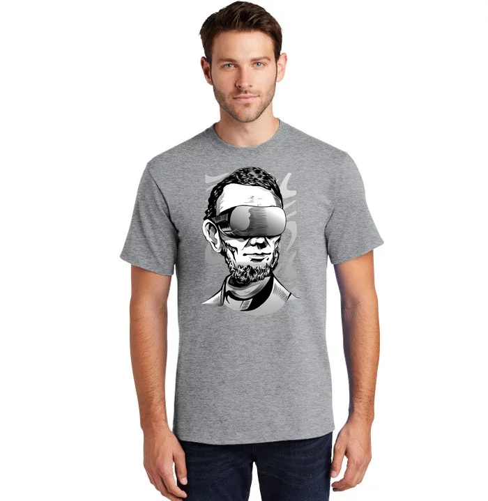 Abraham Lincoln Virtual Reality Glasses Tall T-Shirt