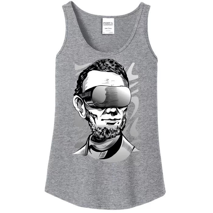 Abraham Lincoln Virtual Reality Glasses Ladies Essential Tank