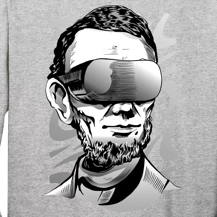 Abraham Lincoln Virtual Reality Glasses Tall Long Sleeve T-Shirt