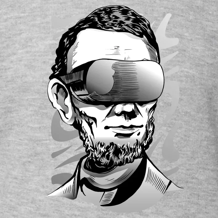 Abraham Lincoln Virtual Reality Glasses Toddler Sweatshirt