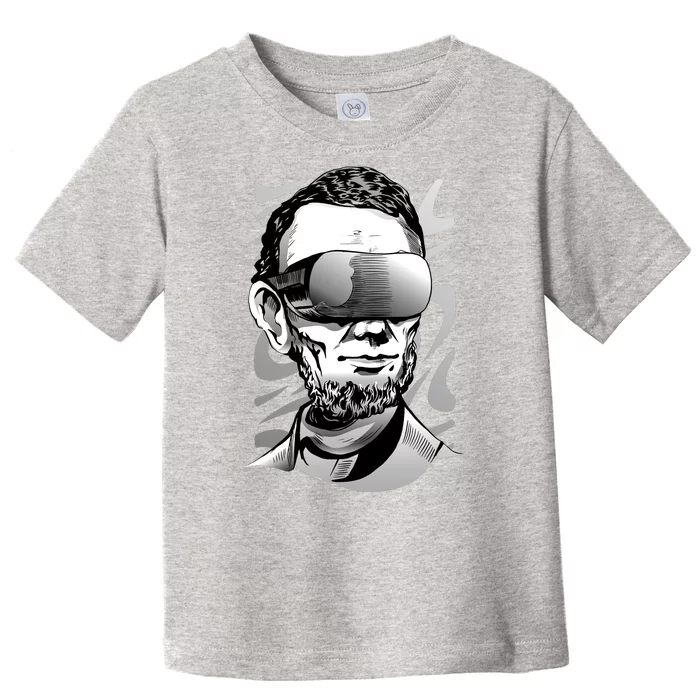 Abraham Lincoln Virtual Reality Glasses Toddler T-Shirt