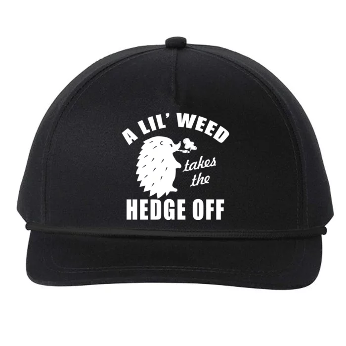 A Lil' Weed Takes The Hedge Off Snapback Five-Panel Rope Hat