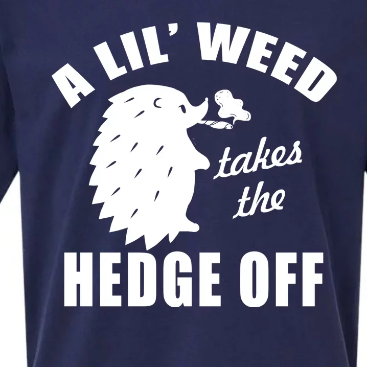 A Lil' Weed Takes The Hedge Off Sueded Cloud Jersey T-Shirt