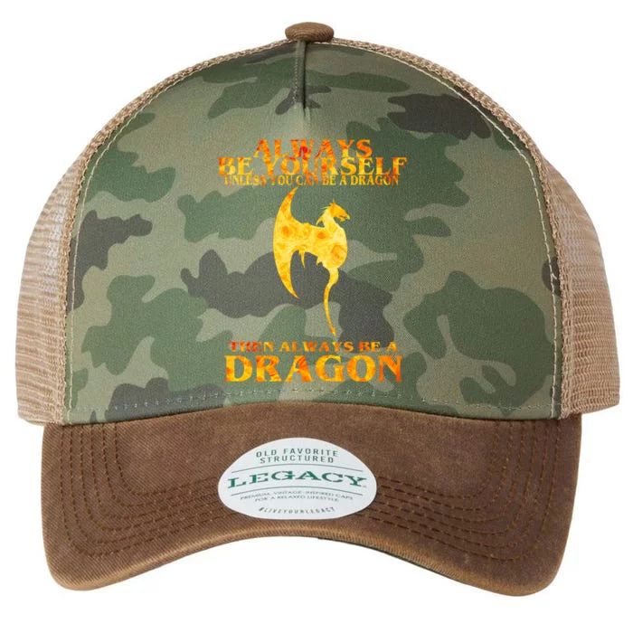 Always Be A Dragon Legacy Tie Dye Trucker Hat