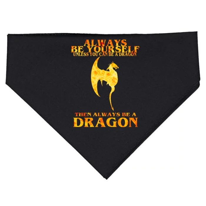 Always Be A Dragon USA-Made Doggie Bandana