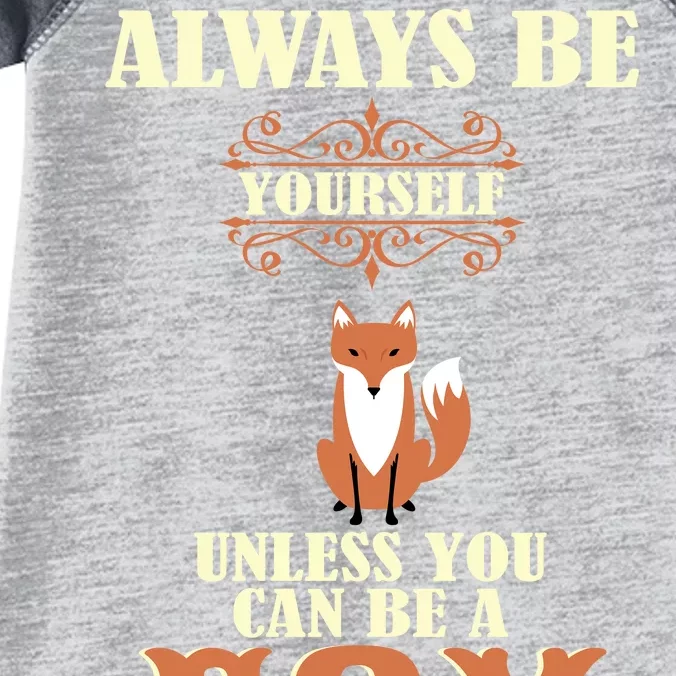 Always Be A Fox Infant Baby Jersey Bodysuit