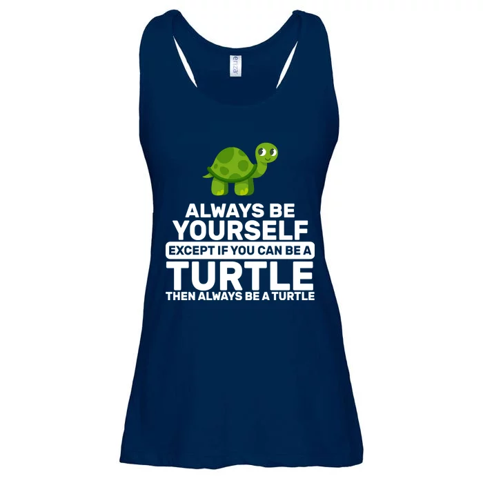 Always Be A Turtle Ladies Essential Flowy Tank