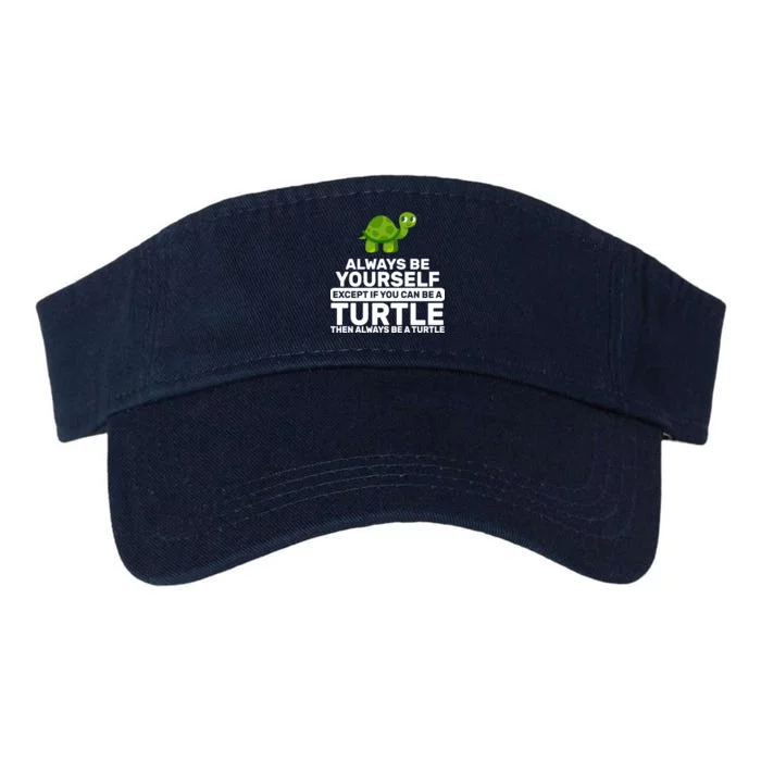 Always Be A Turtle Valucap Bio-Washed Visor