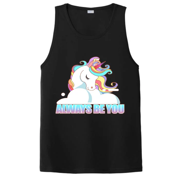 Always Be You Unicorn Performance Tank